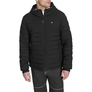 Champion Men’s Lightweight Hooded Puffer Jacket(Black)