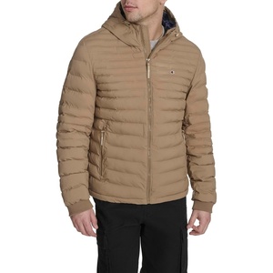 Champion Men’s Lightweight Hooded Puffer Jacket(Otter)