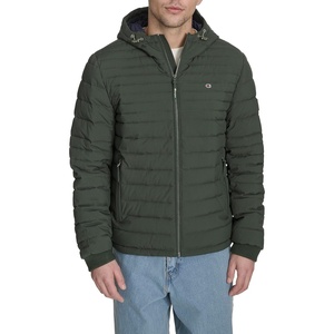 Champion Men’s Lightweight Hooded Puffer Jacket(Spruce)