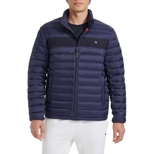 Champion Men’s Lightweight Packable Puffer Jacket(Peacoat)