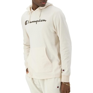Champion Men’s Long Sleeve T-shirt Hoodie (Retired Colors)(Natural Script)