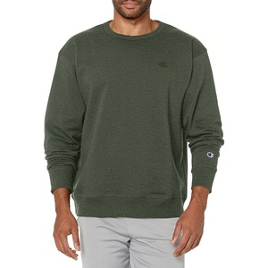 Champion Men’s Men’s Crewneck Fleece Sweatshirt, Standard Fit, Midweight, C Logo, Available in Regular and Big & Tall(Forest Grove Heather C Logo)