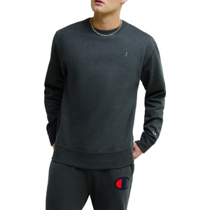 Champion Men’s Men’s Crewneck Fleece Sweatshirt, Standard Fit, Midweight, C Logo, Available in Regular and Big & Tall(Granite Heather – C Logo)