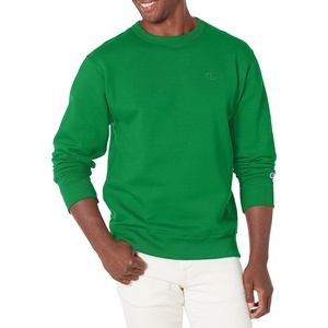 Champion Men’s Men’s Crewneck Fleece Sweatshirt, Standard Fit, Midweight, C Logo, Available in Regular and Big & Tall(Green Vine C Logo)