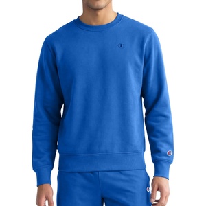 Champion Men’s Men’s Crewneck Fleece Sweatshirt, Standard Fit, Midweight, C Logo, Available in Regular and Big & Tall(Nebulas Blue – C Logo)
