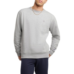 Champion Men’s Men’s Crewneck Fleece Sweatshirt, Standard Fit, Midweight, C Logo, Available in Regular and Big & Tall(Oxford Gray)