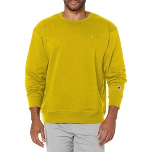 Champion Men’s Men’s Crewneck Fleece Sweatshirt, Standard Fit, Midweight, C Logo, Available in Regular and Big & Tall(Team Gold C Logo)