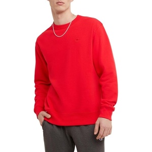 Champion Men’s Men’s Crewneck Fleece Sweatshirt, Standard Fit, Midweight, C Logo, Available in Regular and Big & Tall(Team Red Scarlet – C Logo)