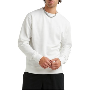 Champion Men’s Men’s Crewneck Fleece Sweatshirt, Standard Fit, Midweight, C Logo, Available in Regular and Big & Tall(White – C Logo)