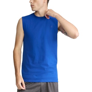 Champion Men’s Muscle Tank, Classic Graphic Muscle Tee, Sleeveless T-shirt for Men (Reg. Or Big & Tall)(Surf the Web – C Logo)