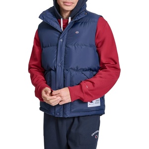 Champion Men’s Puffer Vest With Logo(Peacoat)