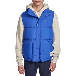 Champion Men’s Puffer Vest With Logo(Surf the Web)