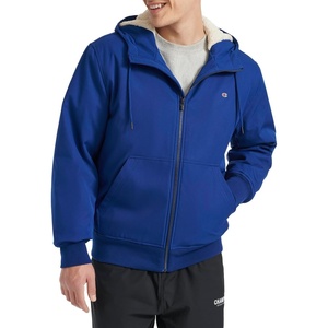 Champion Men’s Sherpa Lined Hoodie(Blue)