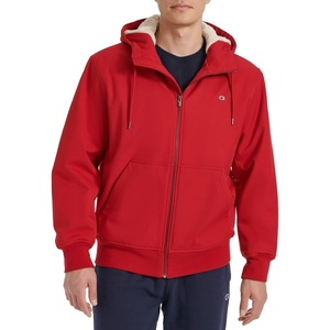 Champion Men’s Sherpa Lined Hoodie(Chili Pepper)