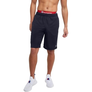 Champion Men’s Sport Shorts, Standard Fit, 10 Inch Inseam, Lightweight Fabric, Moisture-Wicking(Navy)
