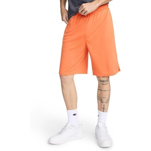 Champion Men’s Sport Shorts, Standard Fit, 10 Inch Inseam, Lightweight Fabric, Moisture-Wicking(Sundown Orange)
