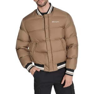 Champion Men’s Varsity Bomber Puffer Jacket(Otter Tech)