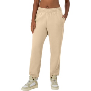 Champion Women’s Cinched-Bottom Fleece Sweatpants, Oversized Fit, Midweight(Champagne Frost)
