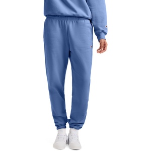 Champion Women’s Cinched-Bottom Fleece Sweatpants, Oversized Fit, Midweight(Pewter Blue)