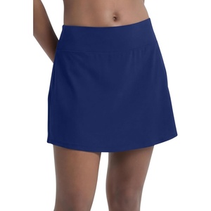 Champion Women’s Courtside 15″ Skort, Standard Fit, 3″ Inner Short(Blue Depths – C Logo)