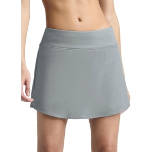 Champion Women’s Courtside 15″ Skort, Standard Fit, 3″ Inner Short(Quarry – C Logo)