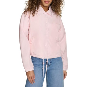 Champion Women’s Cropped Coached Jacket(Light Pink)