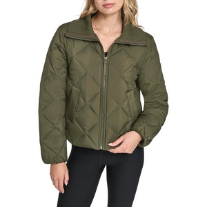 Champion Women’s Diamond Quilted Shawl Collar Jacket(Olive)