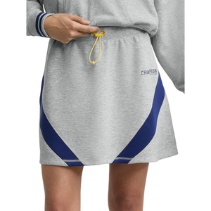 Champion Women’s Endzone 16″ Color Block Skirt, Standard Fit(Oxford Gray Heather)