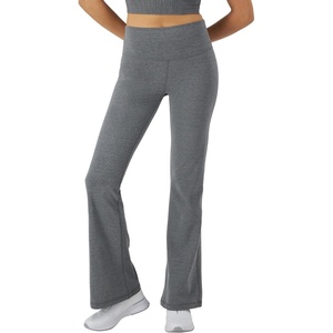 Champion Women’s Flare Leggings, Soft Touch, Moisture Wicking, Flared Pants for Women, 31.5″ (Plus Size Available)(Ebony Heather)