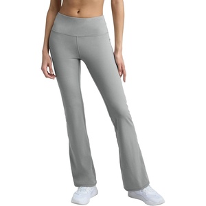 Champion Women’s Flare Leggings, Soft Touch, Moisture Wicking, Flared Pants for Women, 31.5″ (Plus Size Available)(Oxford Grey Heather)