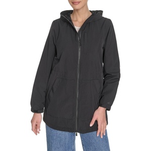 Champion Women’s Hooded Cinch Waist Rain Jacket(Black)