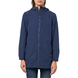 Champion Women’s Hooded Cinch Waist Rain Jacket(Peacoat)