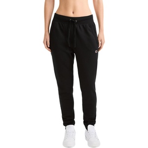Champion Womens Joggers, Fleece, Joggers, Comfortable Pants for Women, 29″ (Plus(Black – C Logo)
