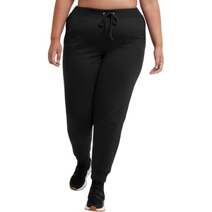 Champion Womens Joggers, Fleece, Joggers, Comfortable Pants for Women, 29″ (Plus(Black)