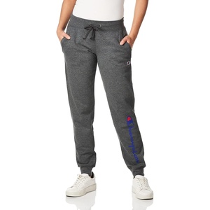 Champion Womens Joggers, Fleece, Joggers, Comfortable Pants for Women, 29″ (Plus(Granite Heather – Classic Script Logo)