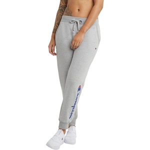 Champion Womens Joggers, Fleece, Joggers, Comfortable Pants for Women, 29″ (Plus(Oxford Gray – Classic Script Logo)