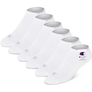 Champion Women’s Low Cut Beathable Moisture-Wicking Athletic Socks (6-Pack)(White Toe Logo)