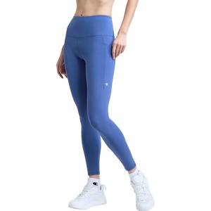 Champion Women’s Performance Inner Drawcord 7/8″ Leggings, Fitted(Coastal Fjord – C Logo)