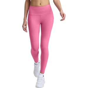 Champion Women’s Performance Inner Drawcord 7/8″ Leggings, Fitted(Pink Cosmos – C Logo)