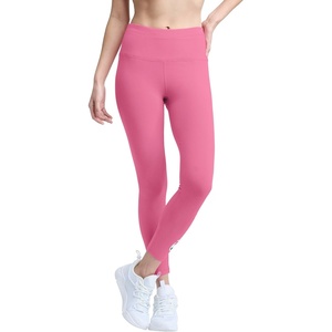 Champion Women’s Performance Script Drawcord 7/8″ Leggings, Fitted(Pink Cosmos – Script Logo)
