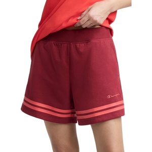 Champion Women’s Pitcher 5″ Athletic Short, Standard Fit, French Terry(Pomegranate)