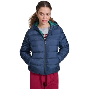 Champion Women’s Quilted Coat Packable Puffer Jacket With Hood(Navy)