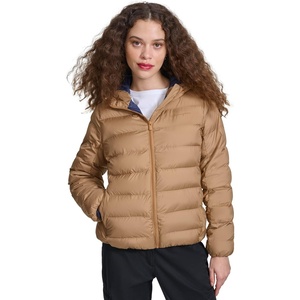 Champion Women’s Quilted Coat Packable Puffer Jacket With Hood(Tobacco)
