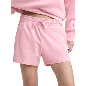 Champion Women’s Shorts, Jersey Shorts, Soft, Lightweight, Comfortable Shorts for Women, 5″ (Plus Size Available)(Rose Shadow)