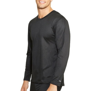 Duofold Men’s Mid Weight Crew Top(Black)