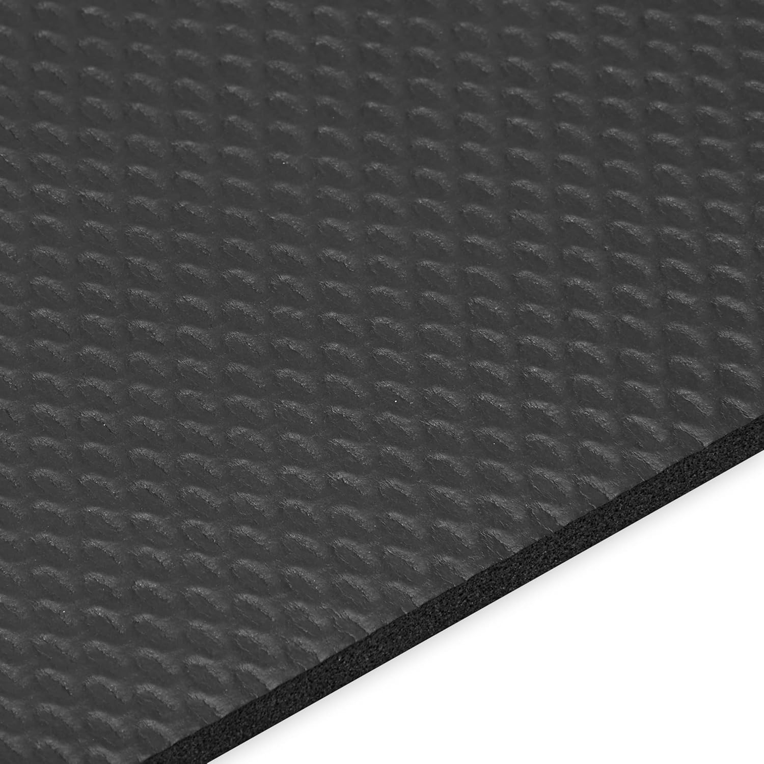image:imageChampion 10mm Exercise Mat Cushioned NonSlip Workout Mat with Textured Base for Yoga Pilates Stretching amp FloorBased Training Lightweight NBR Material Includes CarryOn StrapBlack