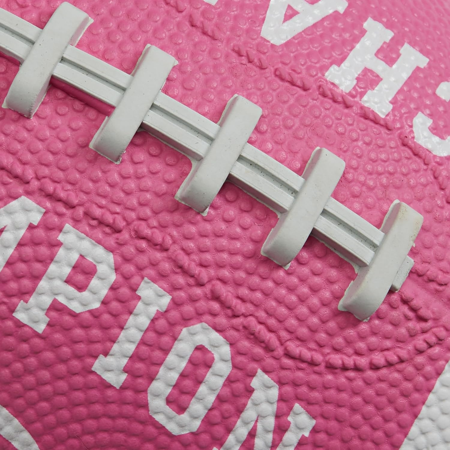 image:imageChampion Blitz Football AllWeather Football Enhanced Grip Durable Rubber Cover and Molded Laces for Outdoor Sports amp Training Includes 6 Ball PumpOptic PinkWhite