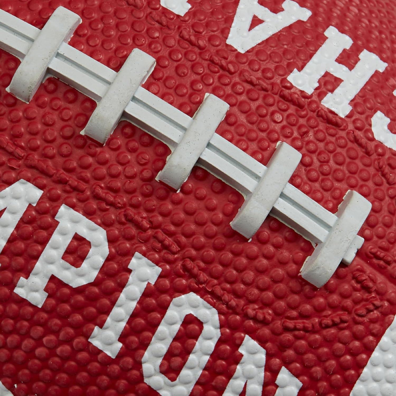 image:imageChampion Blitz Football AllWeather Football Enhanced Grip Durable Rubber Cover and Molded Laces for Outdoor Sports amp Training Includes 6 Ball PumpTango RedWhite