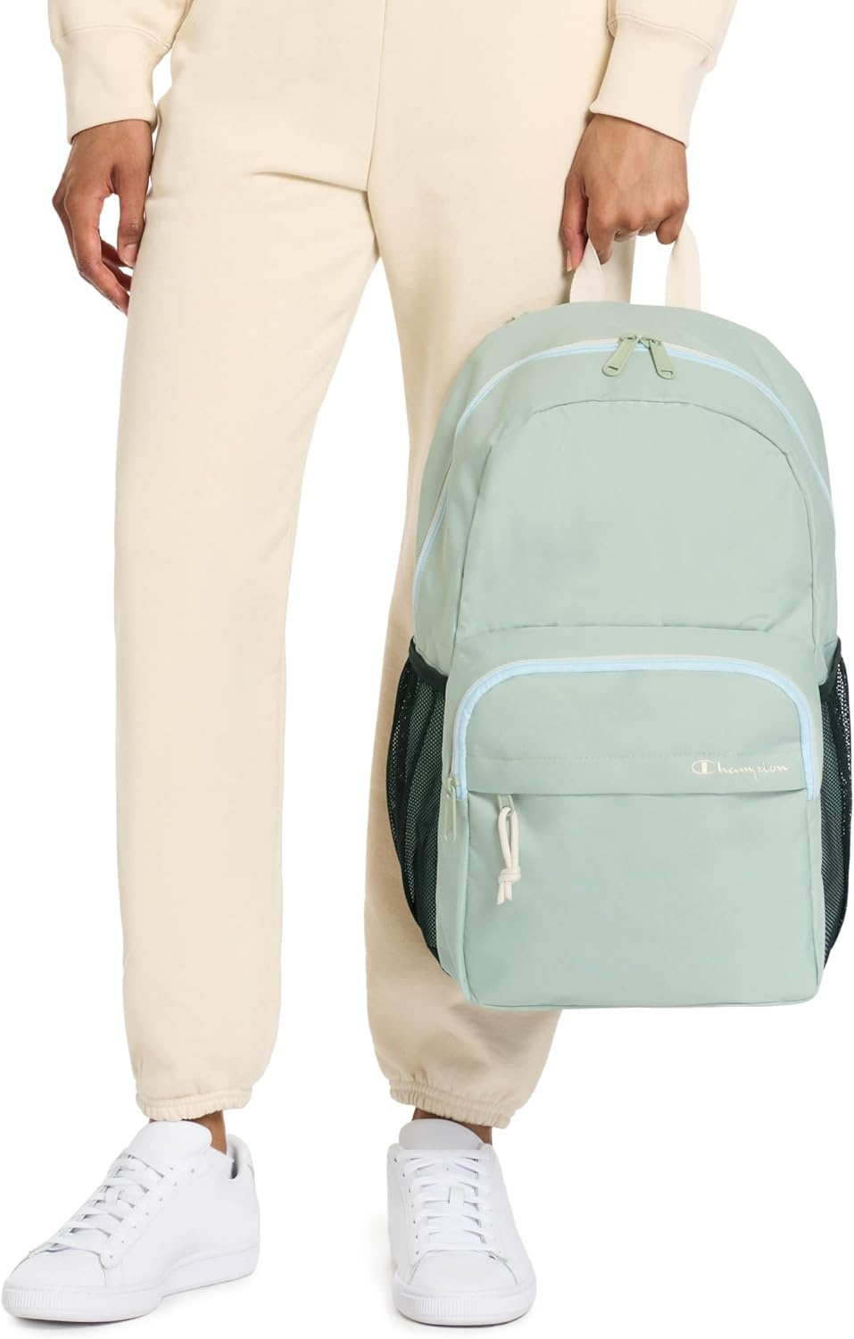 image:imageChampion Luna Laptop Backpack with Padded Adjustable Straps Water Bottle Pocket for Work Travel Daily Use Clever Sage One SizeVerdant Green