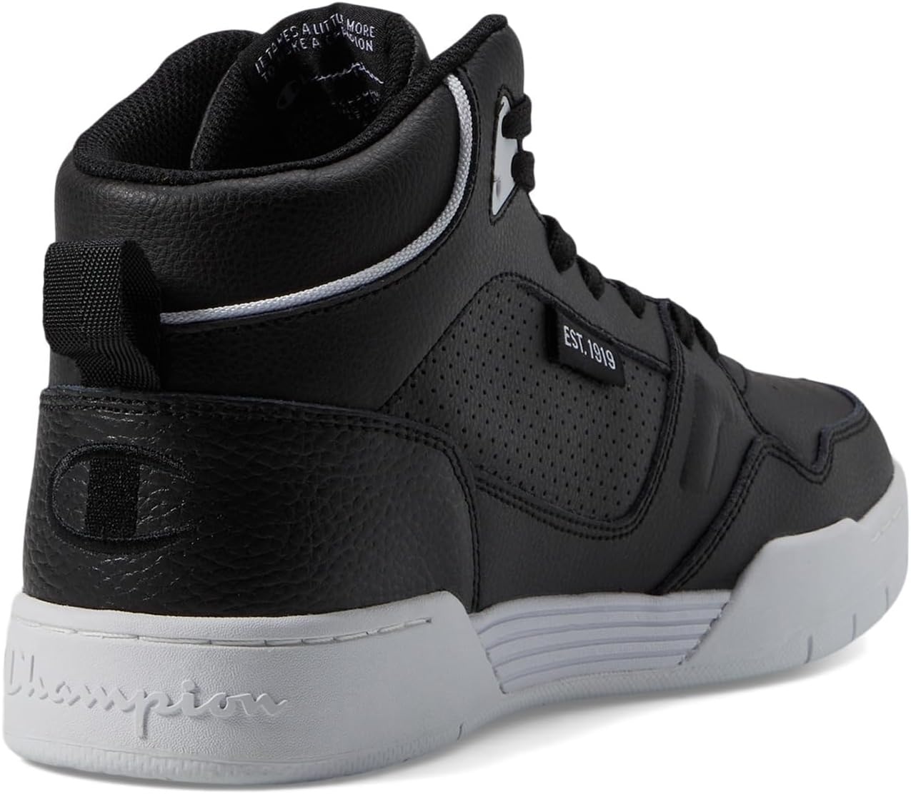 image:imageChampion Mens 5 on 5 HiWhiteBlackChalk
